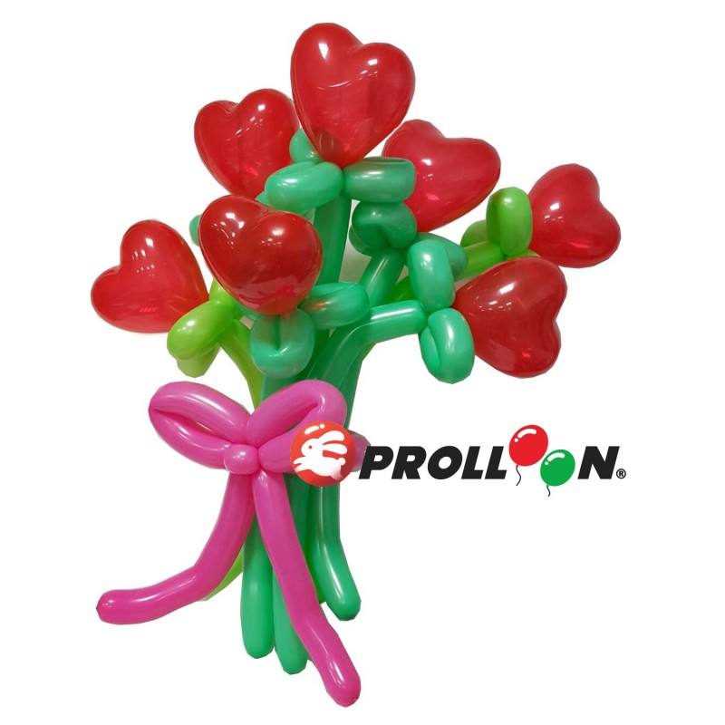 FB24 Heart flower BOUQUET DIY balloon set